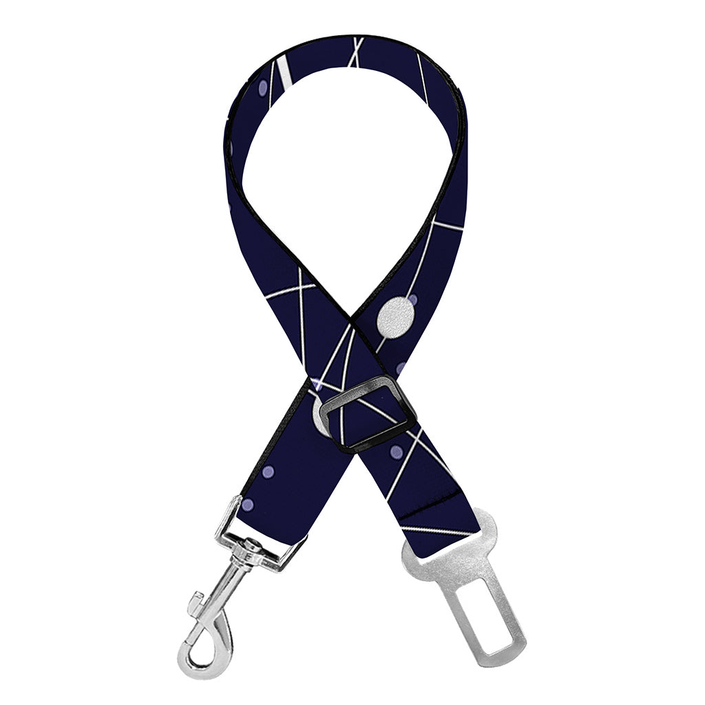 Geometric Zodiac Signs Print Dog Seat Belt