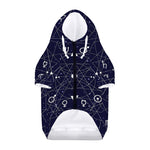 Geometric Zodiac Signs Print Dog Zip Up Hoodie