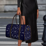 Geometric Zodiac Signs Print Duffle Bag