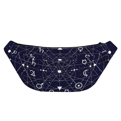 Geometric Zodiac Signs Print Fanny Pack