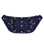Geometric Zodiac Signs Print Fanny Pack