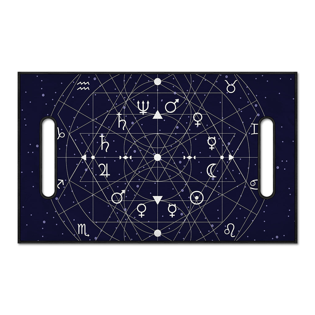 Geometric Zodiac Signs Print Golf Cart Seat Cover