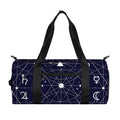 Geometric Zodiac Signs Print Gym Bag
