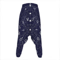 Geometric Zodiac Signs Print Hammer Pants