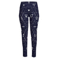 Geometric Zodiac Signs Print High-Waisted Pocket Leggings