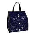 Geometric Zodiac Signs Print Insulated Lunch Tote