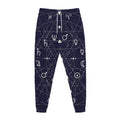 Geometric Zodiac Signs Print Jogger Pants