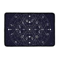 Geometric Zodiac Signs Print Kitchen Mat