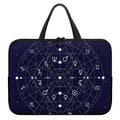 Geometric Zodiac Signs Print Laptop Sleeve With Handle