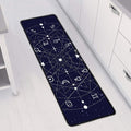 Geometric Zodiac Signs Print Long Kitchen Mat