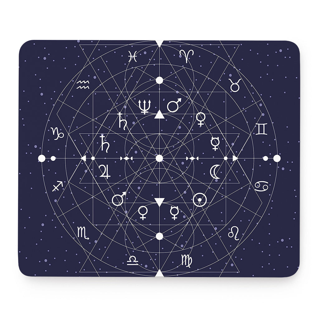 Geometric Zodiac Signs Print Mouse Pad – GearFrost