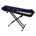 Geometric Zodiac Signs Print Piano Keyboard Cover