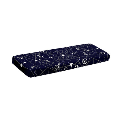 Geometric Zodiac Signs Print Piano Keyboard Cover