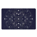 Geometric Zodiac Signs Print Polyester Doormat