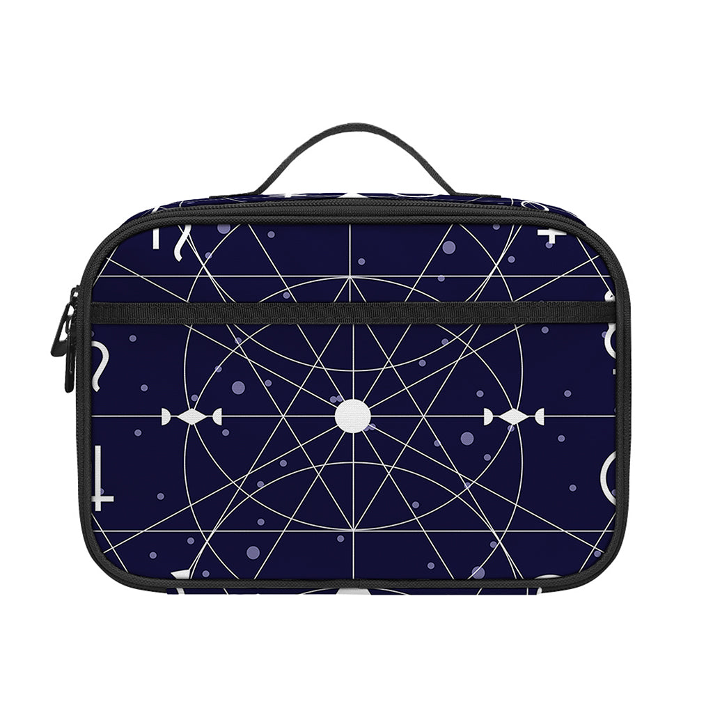 Geometric Zodiac Signs Print Portable Lunch Bag