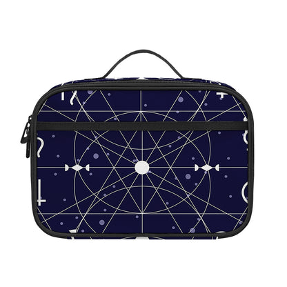Geometric Zodiac Signs Print Portable Lunch Bag