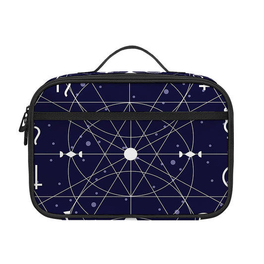 Geometric Zodiac Signs Print Portable Lunch Bag