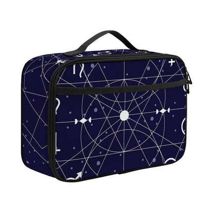 Geometric Zodiac Signs Print Portable Lunch Bag