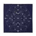 Geometric Zodiac Signs Print Silk Bandana