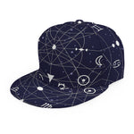 Geometric Zodiac Signs Print Snapback Cap