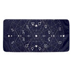 Geometric Zodiac Signs Print Towel