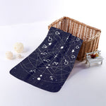 Geometric Zodiac Signs Print Towel