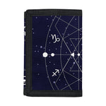 Geometric Zodiac Signs Print Trifold Wallet