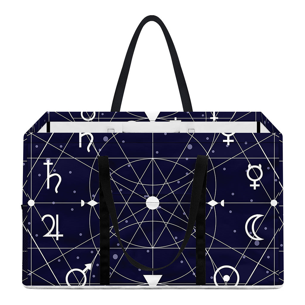 Geometric Zodiac Signs Print Utility Tote Bag
