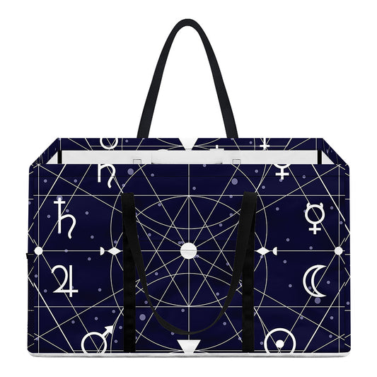 Geometric Zodiac Signs Print Utility Tote Bag