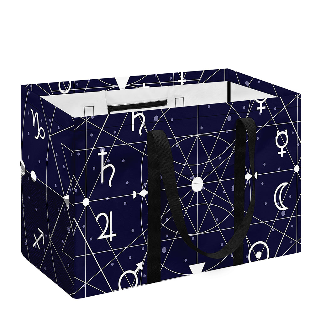 Geometric Zodiac Signs Print Utility Tote Bag