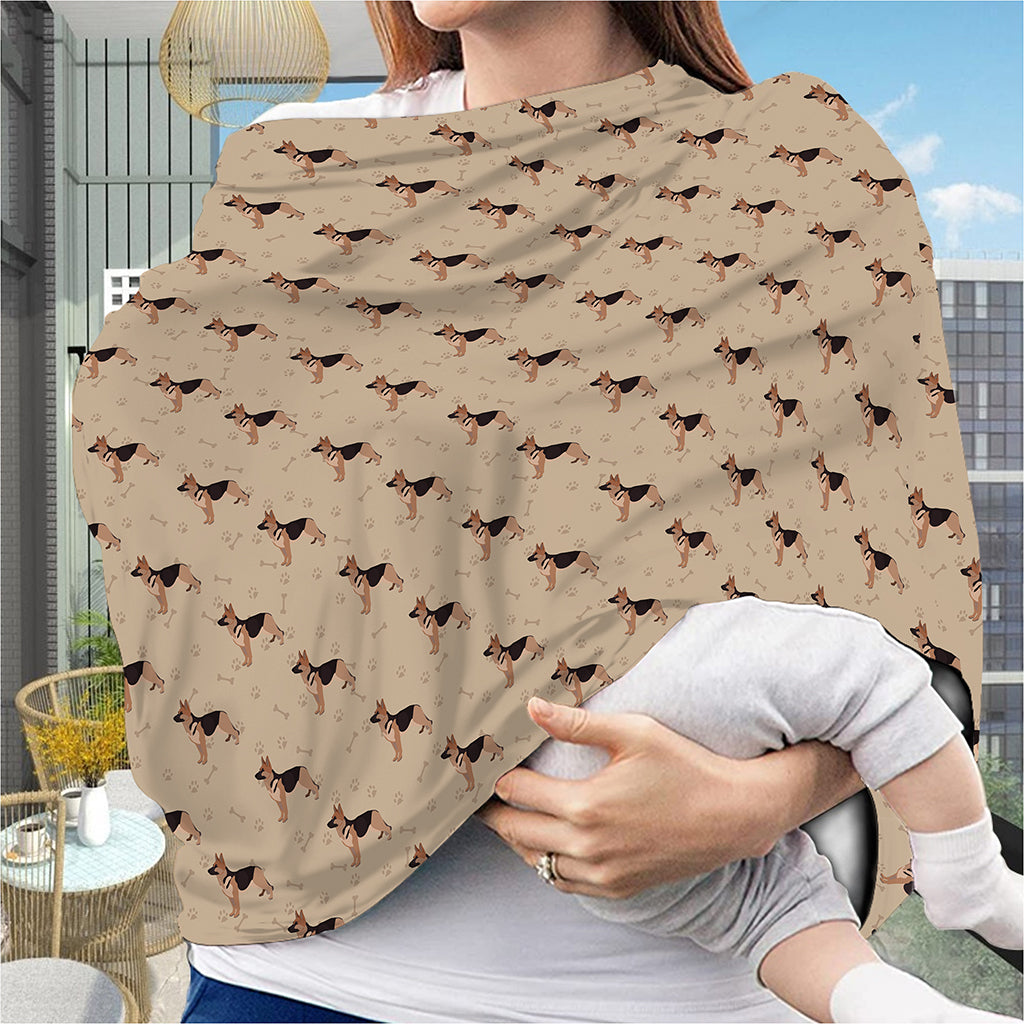 German Shepherd Dog Pattern Print Baby Seat Cover