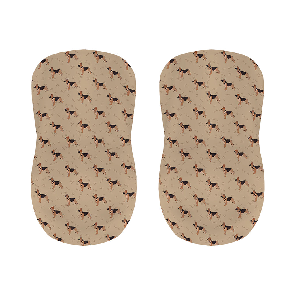 German Shepherd Dog Pattern Print Bar Stool Covers