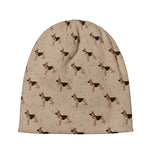 German Shepherd Dog Pattern Print Beanie