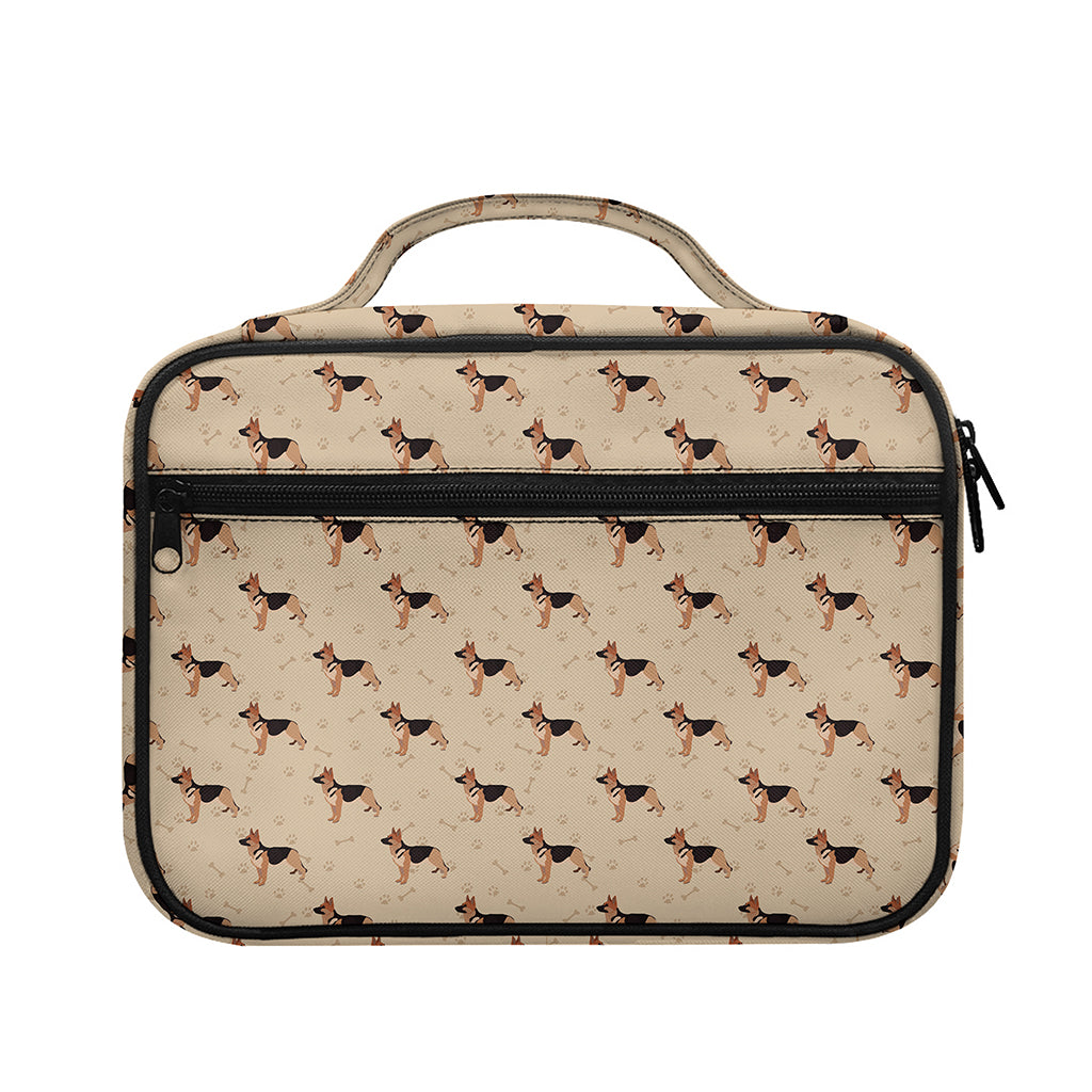 German Shepherd Dog Pattern Print Briefcase Bible Bag