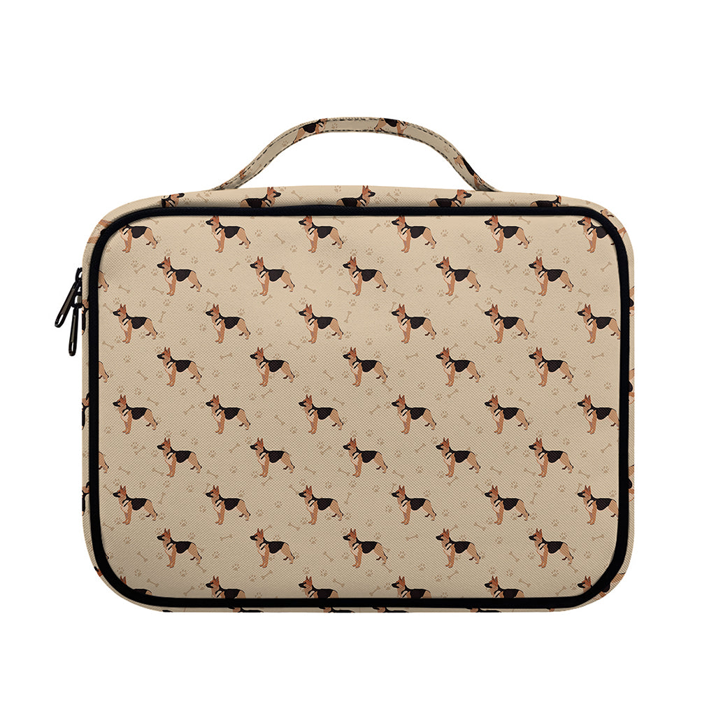 German Shepherd Dog Pattern Print Briefcase Bible Bag