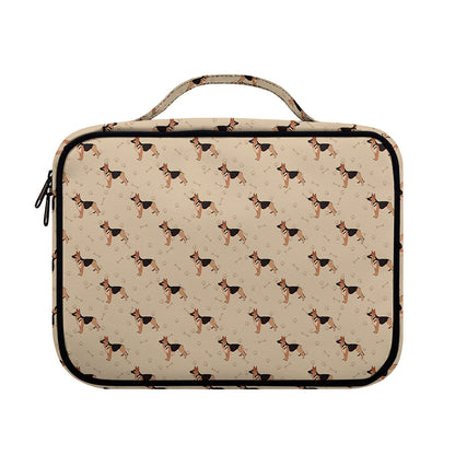 German Shepherd Dog Pattern Print Briefcase Bible Bag