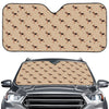 German Shepherd Dog Pattern Print Car Windshield Sun Shade