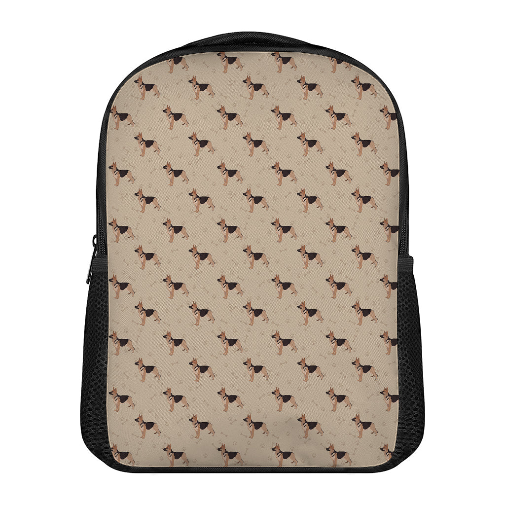 German Shepherd Dog Pattern Print Casual Backpack