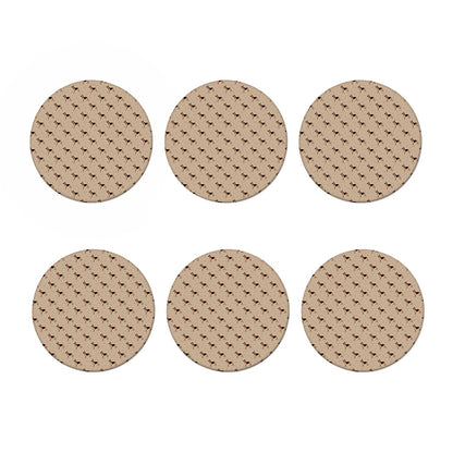 German Shepherd Dog Pattern Print Coaster Set