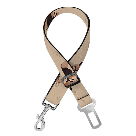 German Shepherd Dog Pattern Print Dog Seat Belt