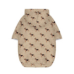 German Shepherd Dog Pattern Print Dog Zip Up Hoodie