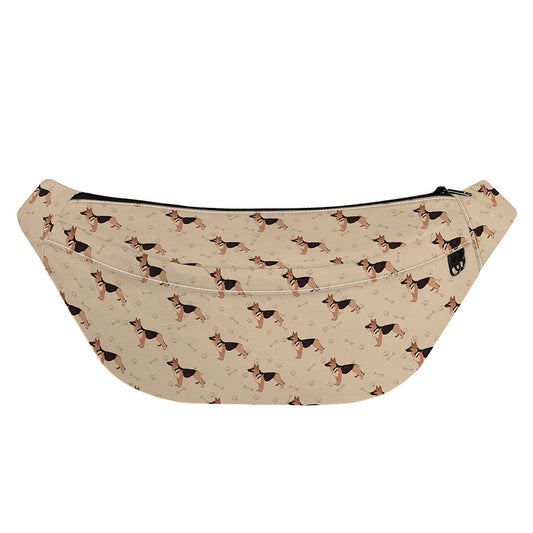 German Shepherd Dog Pattern Print Fanny Pack