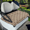 German Shepherd Dog Pattern Print Golf Cart Seat Cover