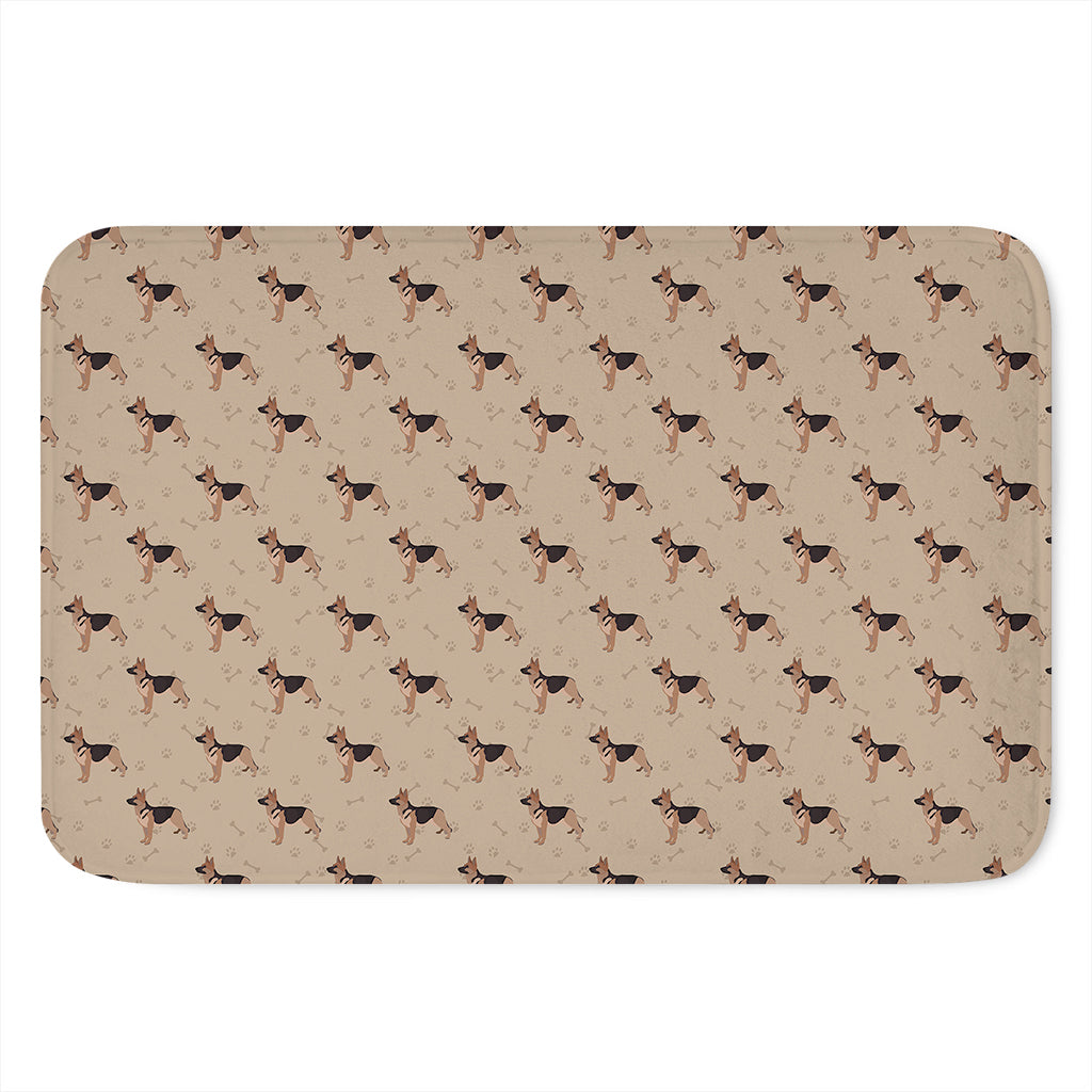 German Shepherd Dog Pattern Print Indoor Door Mat
