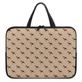 German Shepherd Dog Pattern Print Laptop Sleeve With Handle