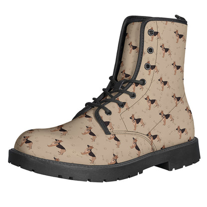 German Shepherd Dog Pattern Print Backpack