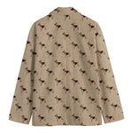 German Shepherd Dog Pattern Print Men's Blazer