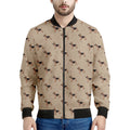German Shepherd Dog Pattern Print Men's Bomber Jacket