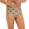 German Shepherd Dog Pattern Print Men's Briefs