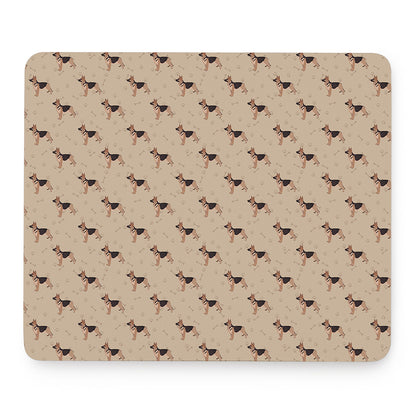 German Shepherd Dog Pattern Print Mouse Pad